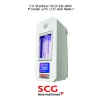 เครื่องฆ่าเชื้อไวรัส FAR UVC 222NM. UV Sterilizer SCGF28-20W Modular with LCD and  Sensor  1 Y.